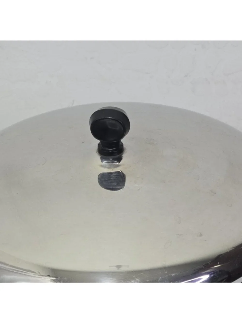 Vintage Farberware 8 Qt Stock Pot & Lid Aluminum Clad Stainless Steel USA Made